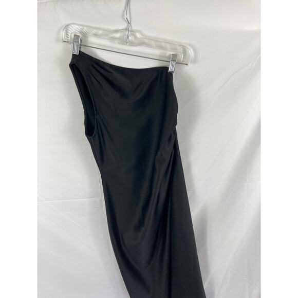 Armani Exchange One Shoulder Black Dress Size 2 - Picture 2 of 4